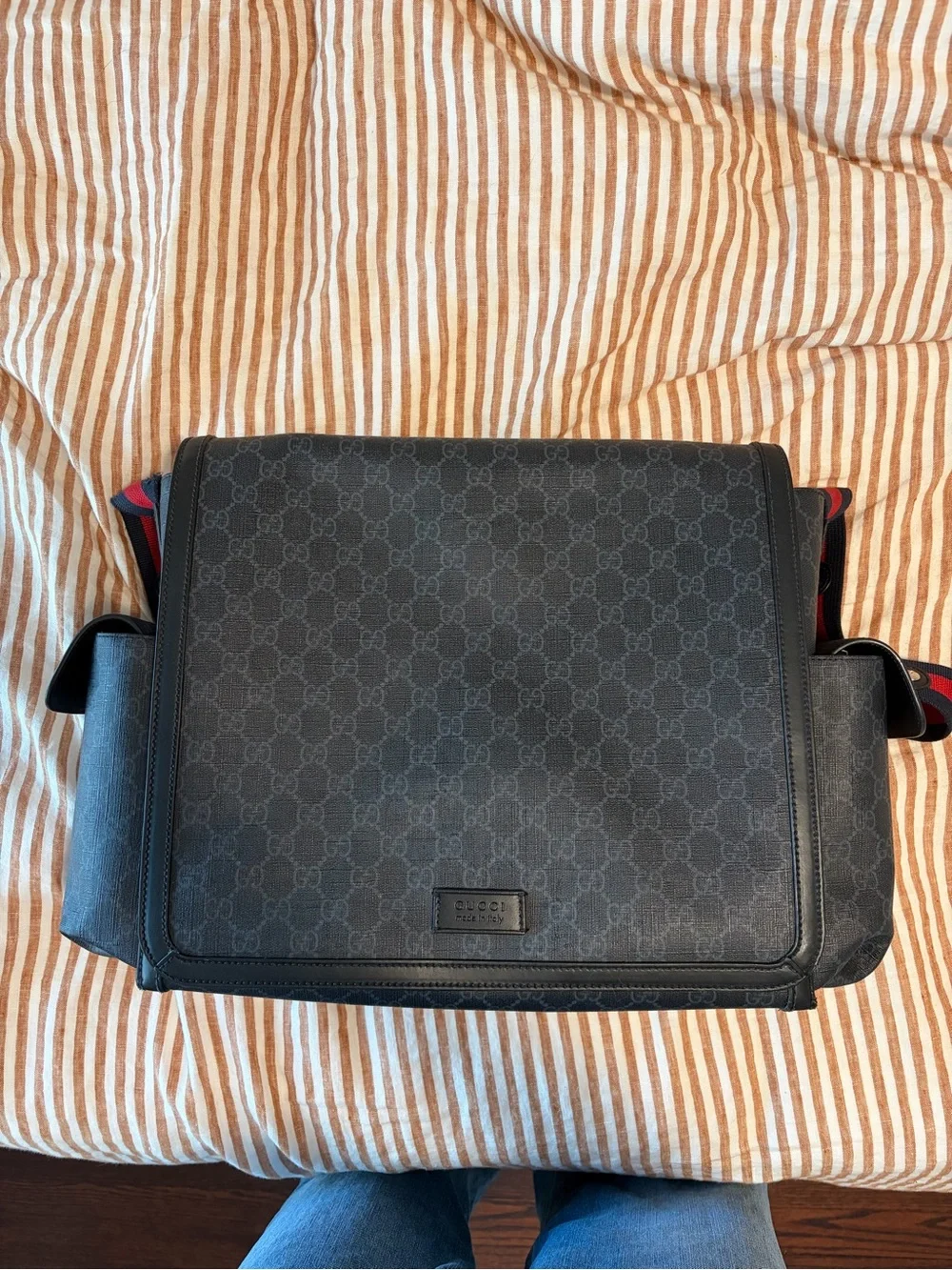 Gucci GG Supreme Diaper Bag